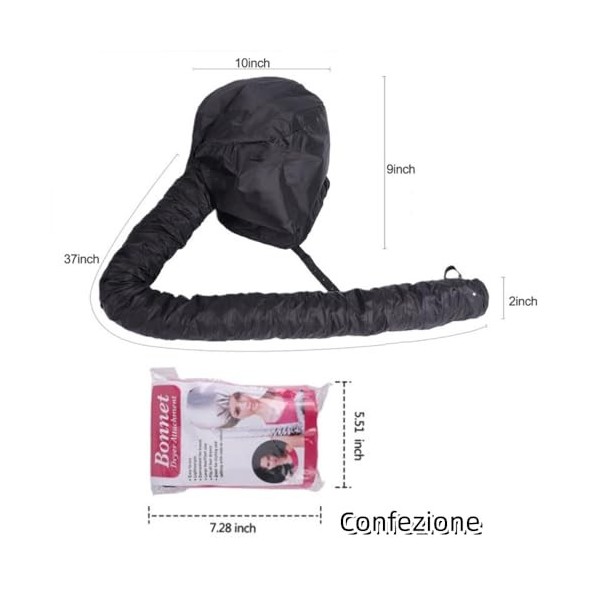 Norhogo Casque de séchage sèche-cheveux, bonnet de sèche-cheveux, casque de séchage