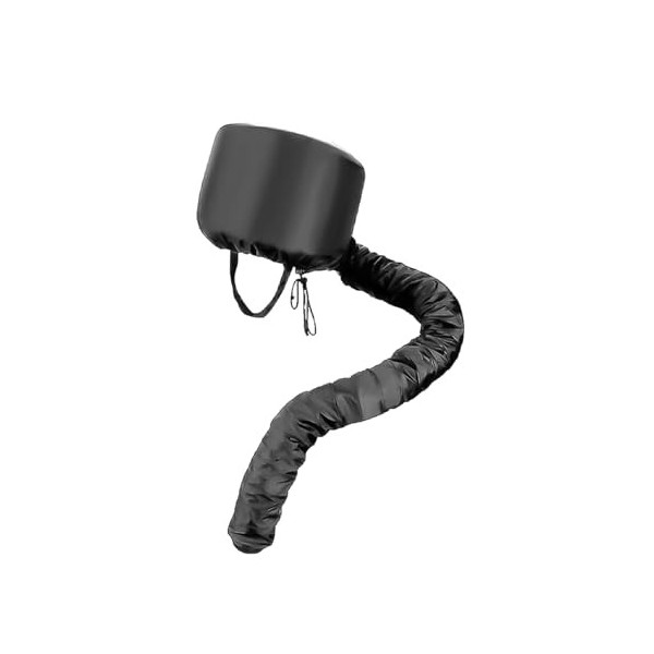 POFET Bonnet de Séchage de Cheveux Bonnet de Vapeur Souple Portable avec Bande élastique et Tuyau dextension pour Coiffage à