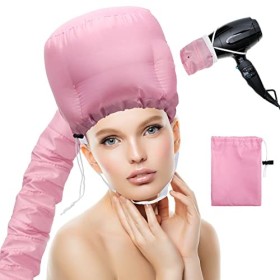 Bonnet de sèche-cheveux réglable pour sèche-cheveux à main, bonnet de sèche-cheveux à capuche avec poignée extensible et long