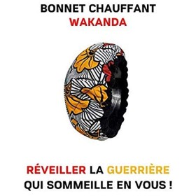 Ebells Paris Bonnet Chauffant Pour Soins Capillaires, Bonnet Chauffant Cheveux Crepus 100% Naturel aux Graines de Lin, Micro