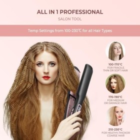 UKLISS Fer à crêper pour cheveux