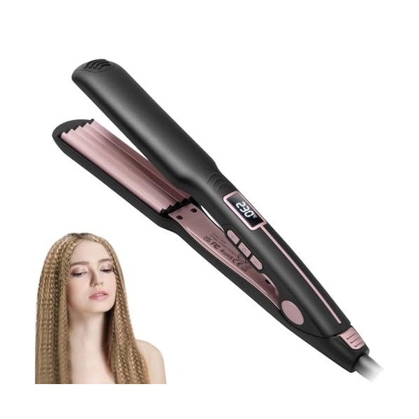 Fer à crêper en céramique pour donner du volume aux cheveux