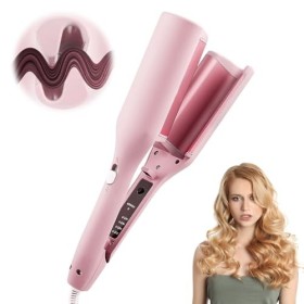 Fer à Onduler, Fer à Friser Boucles Pour Cheveux 32mm, Deep Waves, Mermaid Waves, Styliseur De Vagues, Fer à Friser Français 