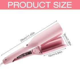 Fer à Onduler, Fer à Friser Boucles Pour Cheveux 32mm, Deep Waves, Mermaid Waves, Styliseur De Vagues, Fer à Friser Français 