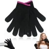 UEAVOID 1 PCS Gants résistants à la chaleur, protection contre la chaleur doux pour les outils de chauffage des cheveux, Salo