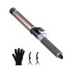Fer à friser grandes boucles, 32mm Hair Curler fer à friser avec pince, 140-200℃ Curling Iron, chauffage rapide fer à friser,