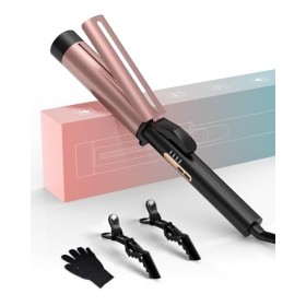 UKLISS Boucleur a Cheveux, Cheveux Wavy Fer à Boucler wavy pour Mini Boucles, Convient aux Débutants, Fer a Onduler pour Chev