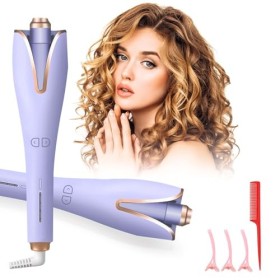 Fer à Friser Automatique, Anti-Emmêlement, Boucleur a Cheveux Céramique Avancée, Câble Anti-emmêlement Rotatif à 360° Aliment