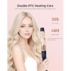 Boucleur Rotatif pour Cheveux, Baguette à Boucler de 32mm, Fer à Boucler avec 5 Températures Réglables, Boucleur Rotatif Bidi