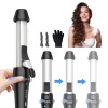 Fer à friser Grandes boucles 3 en 1, 26/30/36mm Fer à friser Grand cylindre, 150-210℃ Pince à cheveux pour cheveux longs, 30s
