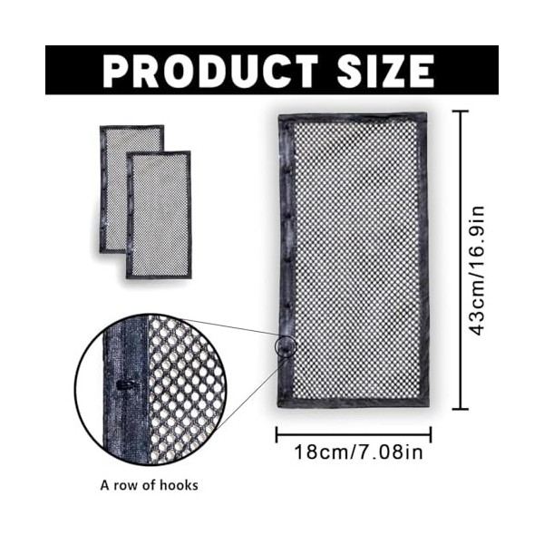 Length n Lock Hair Stretcher, Lot de 2 pinces à cheveux pour cheveux bouclés en forme de filet, Tendeur de Cheveux, Nabîme p