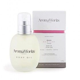 AromaWorks - Nurture Body Oil - Tous types de peaux - Relaxant - Réconfortant - Apaisant - Ingrédients naturels bio actifs - 