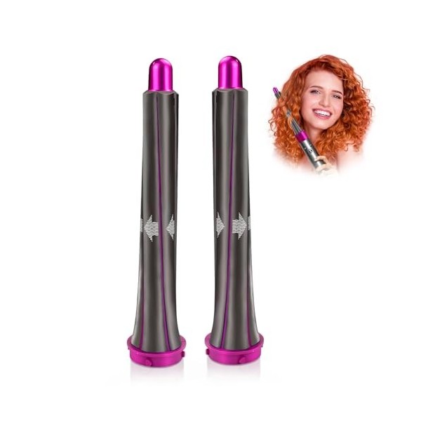 Odashen Lot de 2 barils à friser pour cheveux Dyson Airwrap - 20 mm de long - Accessoires auto-bouclés pour coiffeur Airwrap 