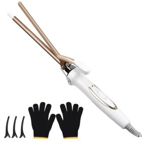 Mini fer à boucler 9mm fer à boucler en céramique 120-220°C,température de chauffage rapide réglable en 30 secondes,livré ave