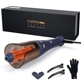 PARWIN PRO BEAUTY Boucleur A Cheveux Automatique 32mm Fer À Friser Rotatif À 360°, Système Innovant Pour Les Boucles, 4 Tempé