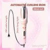 LOUIKAY Fer à Friser Automatique, Boucleur à Cheveux avec 4 Température Réglable, Anti-brûlure, Rotatif à 360° Fer a Boucler 