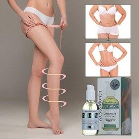 LEVABE Huile Collagène Corporelle,50 ML dhuile corporelle hydratante Facile à Absorber - Produit de Soin de la Peau pour Le 