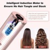 Fer à Friser Automatique, Fer à Boucler Sans Fil Boucleur a Cheveux Portable, Rechargeable USB, 6 Température/Minuterie, Bouc