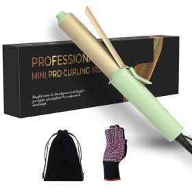 Boucleur à cheveux, Mini Fer a Boucler 25 mm Pour Cheveux Courts avec 3 Température Réglables PTC 10S chauffage rapide Taille