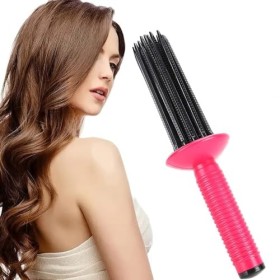 Curling Roll Comb Curly Fluffy Styler Tool Brosse à boucler Volume Curly Brush Hair Rollers Styling Brosse à cheveux Curler O