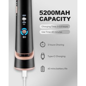 CkeyiN Pro Céramique Lisseur Cheveux sans Fil