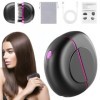 Mini Brosse lissante pour Cheveux, Fer à Lisser 3 Réglages de Température portable, Peigne Chauffant pour coiffer la barbe et