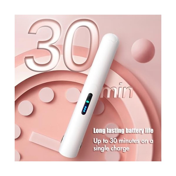 Lisseur Boucle Et Lisse 2 En 1, Lisseur à Technologie Ionique Avec 3 Températures Lisseur à Cheveux Lisseur Sans Fil, Lisseur