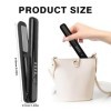 XPJBKC Mini Lisseur Sans Fil, Lisseur Boucleur Cheveux 2 en 1, Lisseur Cheveux Sans Fil, Mini Lisseur Cheveux Court, Lisseur 