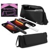 FOVERN1 Sac de voyage pour outils de cheveux avec tapis résistant à la chaleur, sac de rangement pour fer à friser, sac de ra