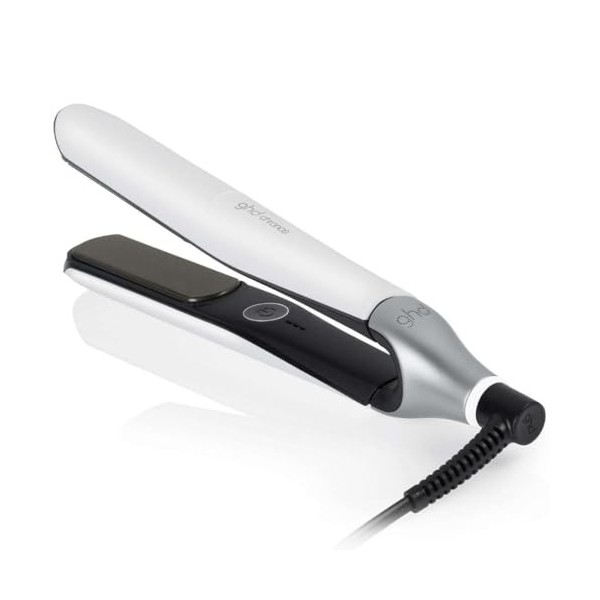 Ghd - Fer À Lisser Lisseur Ghd Chronos Blanc + Huile Thermoprotectrice Ghd + Trousse De Voyage Hairprice + Brosse Hairprice