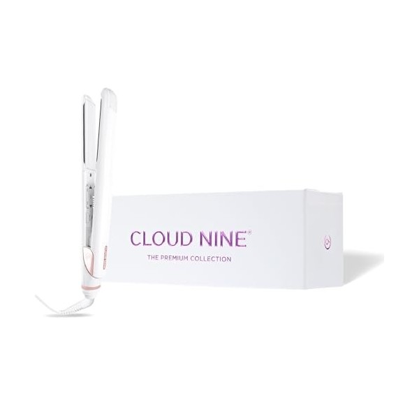 CLOUD NINE Premium The Original Iron Pro - Fer à lisser électrique - avec plaques en céramique enrichies en minéraux - Techno