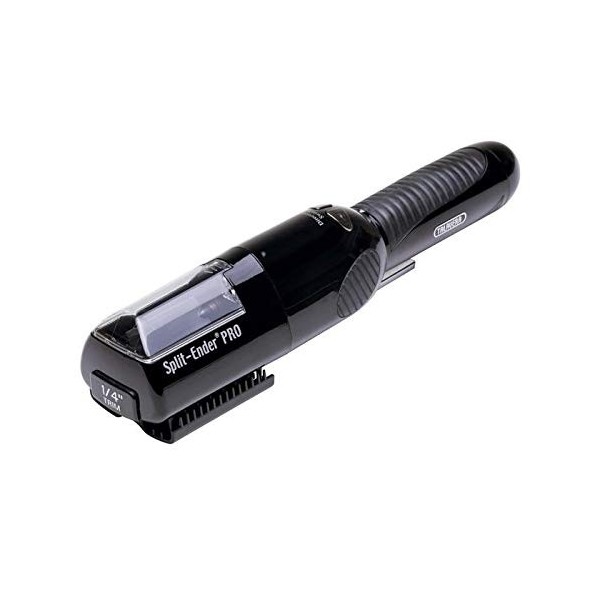 Split Ender Pro Salon Tondeuse professionnelle sans fil pour pointes fourchues sèches, abîmées et cassantes noire