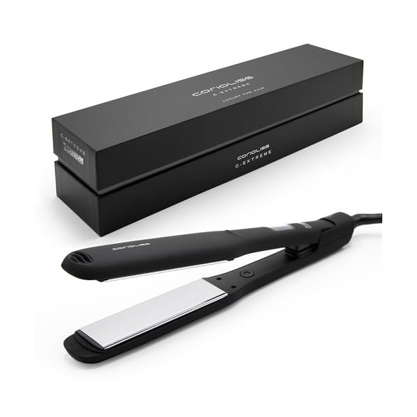 Corioliss C-Extreme | Lisseur Professionnel à Plaques Extra-Larges en Titane | Parfait pour lisser et onduler | Jusquà 230º