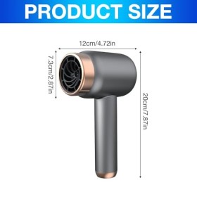 Sèche Cheveux Sans Fil, 3 Niveaux De Réglage Du Vent, Sèche-Cheveux Portable Rechargeable, Cheveux De Voyage Portable, à Faib