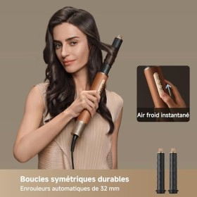 Dreame AirStyle Pro Sèche-cheveux, appareil de coiffure 7 en 1, séchage rapide, 2 enrouleurs, cheveux volumineux, brosse liss