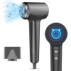Seche Cheveux,200 Millions ionique Négatifs Seche Cheveux Professionnel,Moteur Haute Vitesse 110000 TR/Min pour un Séchage Ra