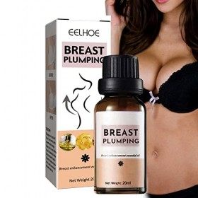 ZHAOXIAN 2 Pcs Huile repulpante pour Les Seins | Huile Essentielle Naturelle Buste Up,20 ML dhuile repulpante pour Augmenter