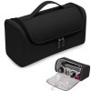 Linpr Sac de rangement de voyage pour sèche-cheveux Dyson, étui de voyage avec crochet, bigoudi et organisateur daccessoires