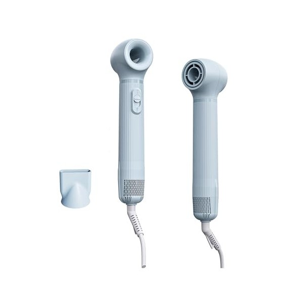 QL Mini Sèche-cheveux Portable,Seche Cheveux de Voyage,3 Temperatures / 2 Speeds，Concentrator Included，Compact Léger Hair Dry