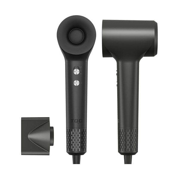 TQQ Seche Cheveux Professionnel, 200 Millions ionique Négatifs, Moteur Haute Vitesse 110000 TR/Min, 57dB Faible Bruit Sèche C