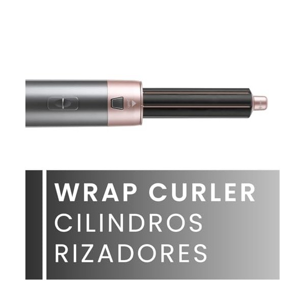 Jocca Brosse Chauffante 5 en 1, 800-1000W, Multifonction : Sèche-Cheveux, Lisseur, Boucleur et Volumateur, Cinq Accessoires I