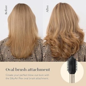 Silkn, Ensemble de Séchage et Coiffage Professionnel, 5 Accessoires, Technologie Ionique, Noir