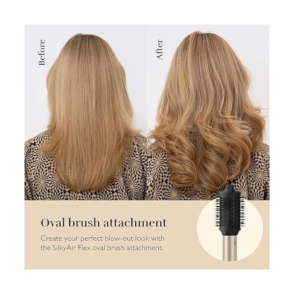 Silkn, Ensemble de Séchage et Coiffage Professionnel, 5 Accessoires, Technologie Ionique, Noir