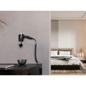 Sèche-cheveux Corby Dalton 1600W en noir - Prise UE