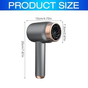 AVCXEC Sèche-cheveux sans Fil, Cheveux Rechargeables, 1000W Sèche-cheveux Ionique, Sèche-cheveux Portable sans Fil, Trois vit