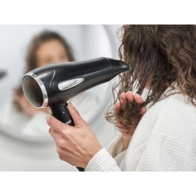 Sèche-cheveux pliable Corby Bedford 2000W en noir - Prise UE