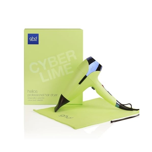 GHD - Helios - Sèche Cheveux Professionnel Citron Vert Electrique - Collection Colour Crush