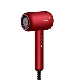 JIMMY F6 Sèche-cheveux à ultrasons avec nano-ions et contrôle de la chaleur - Ruby Red