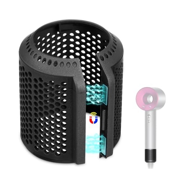 Couvercle de filtre extérieur magnétique de rechange pour sèche-cheveux Dyson Supersonic HD15 HD01 HD03 HD08, ouverture magné
