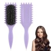 Brosse de définition de boucles, brosse à cheveux bouclés pour démêler, façonner et définir les boucles pour homme et femme -...
